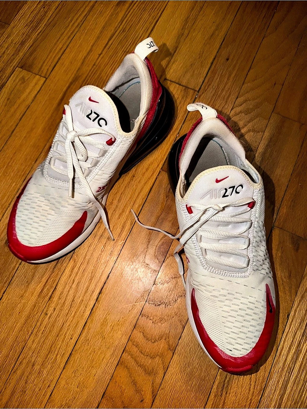 Nike Air Max 270 Women's White & Red US 10